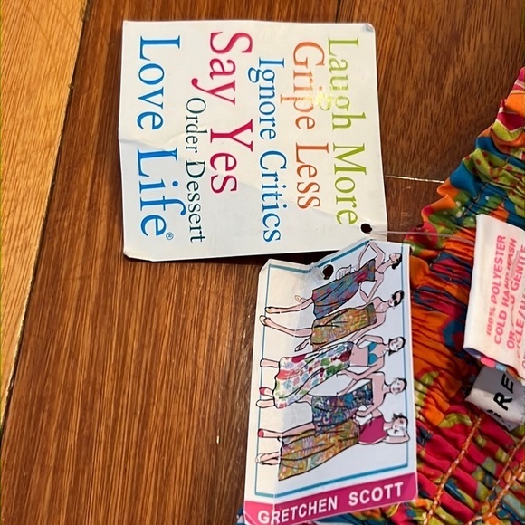 ⭐️ New Gretchen Scott Haight Ashbury Skirt Dress One Size - Picture 4 of 9